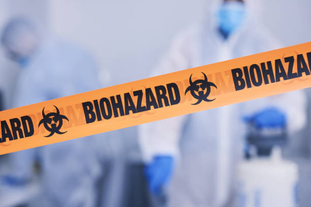 Professional Biohazard Cleanup technician working in Eddyville, KY